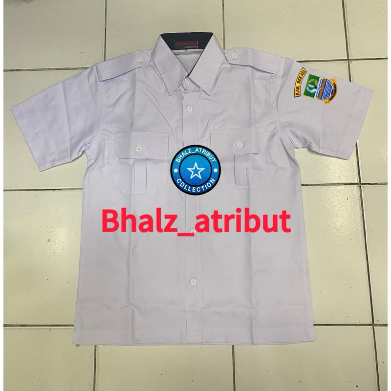 Baju putih kab. Bekasi seragam pemda putih kab. Bekasi kemeja putih kabupaten bekasi (BAHAN TXSAS)