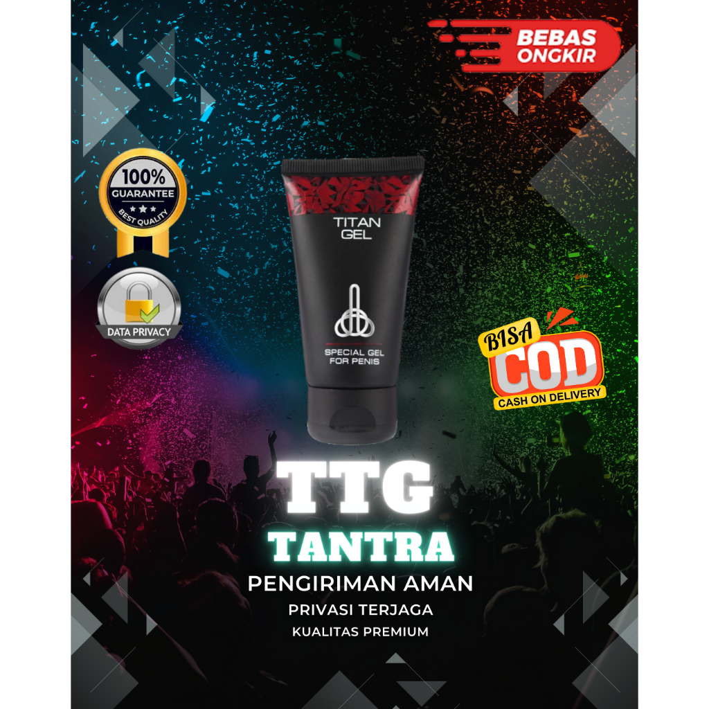Titan gell gold 100% Asli Original Rusia Permanen Obat Pembesar Alat Kelamin Pria