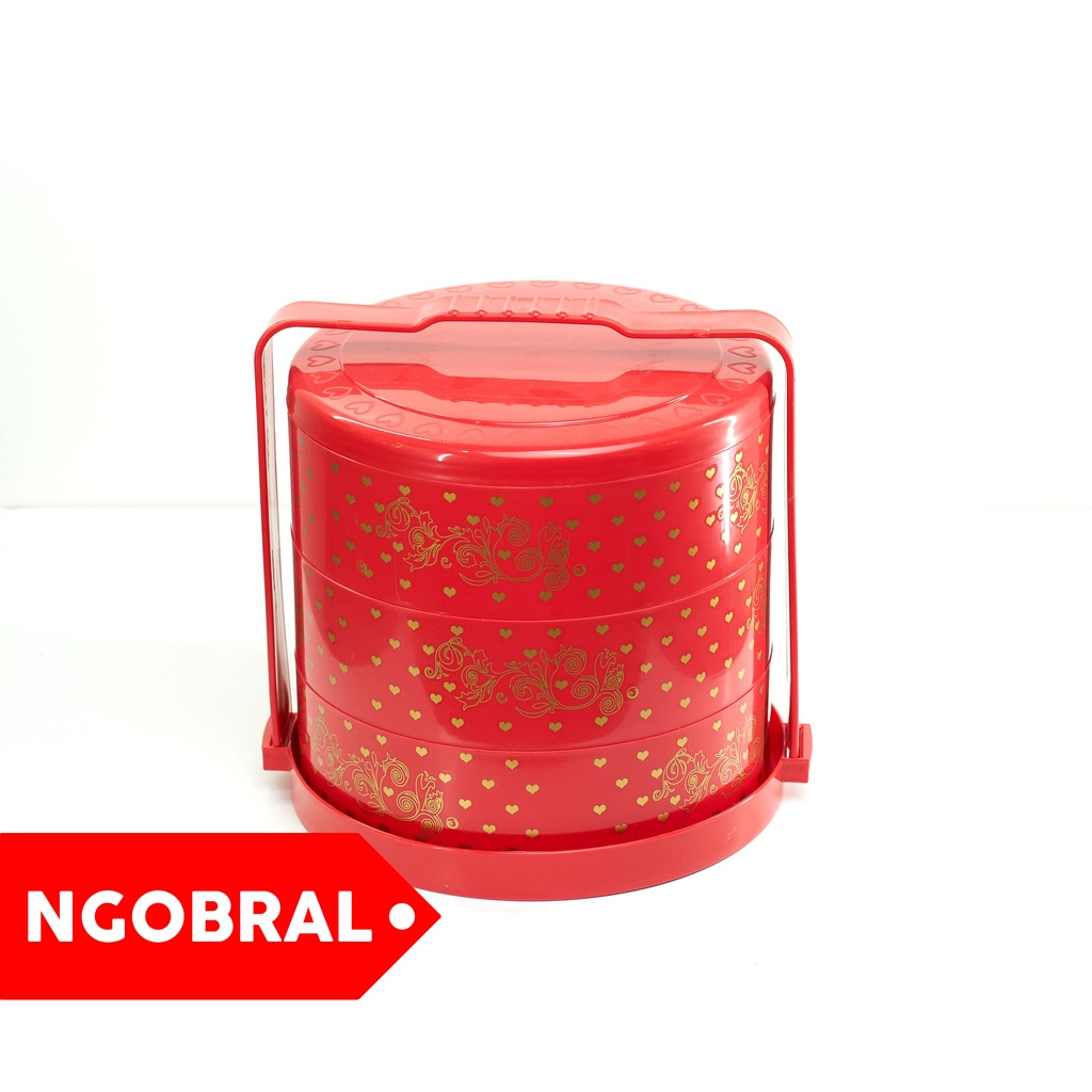 KERANJANG RANTANG PLASTIK / TENONG SUSUN 3 RANTANG SUSUN BANCAKAN