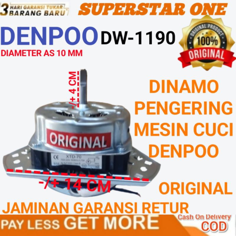 Dinamo Spin/Pengering Mesin Cuci Denpoo DW-1190