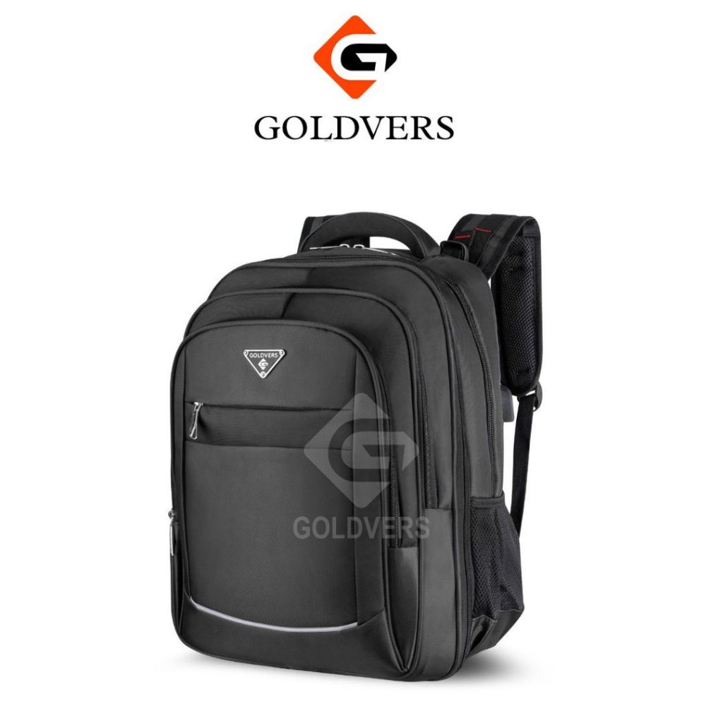 Goldvers - PRIME Tas Ransel Kerja Sekolah Tas Laptop Polo Kuliah Pria 18 Inch Backpack Polo Laptop U