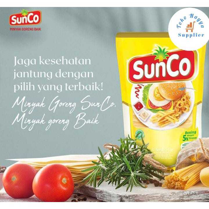 

Terbaik!! Sunco Minyak Goreng Pouch 1L - Sunco Minyak Goreng 5x Proses