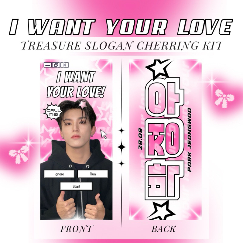 READY STOCK & PELUNASAN [IWYL] TREASURE SLOGAN