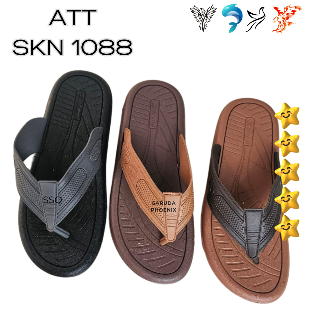 Sandal Jepit Pria ATT SKN 1088  Karet PVC 39-43