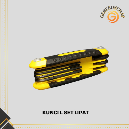 Kunci L Set Lipat 8 pcs Kunci Shock Lipat
