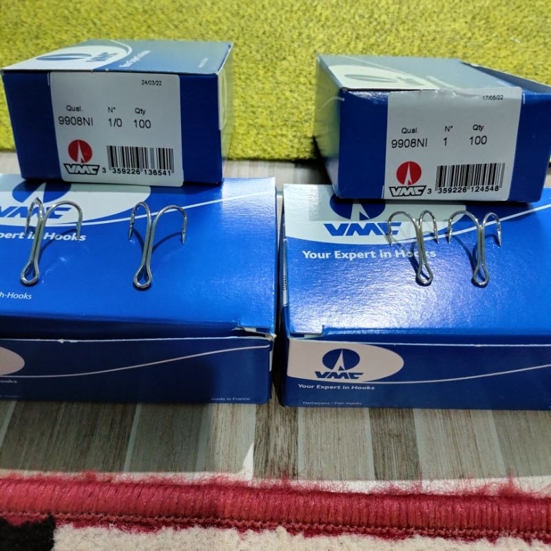 100.pcs (Double Hook) VMC 9908 NI/PS