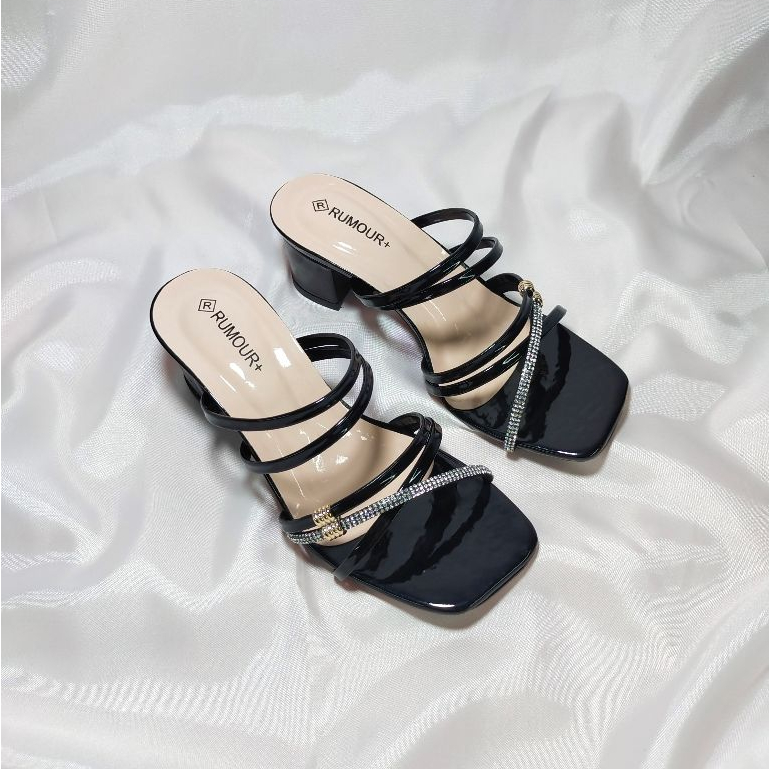 Sandal Heels Tali Wanita Hak Tahu 5 cm -ALINA