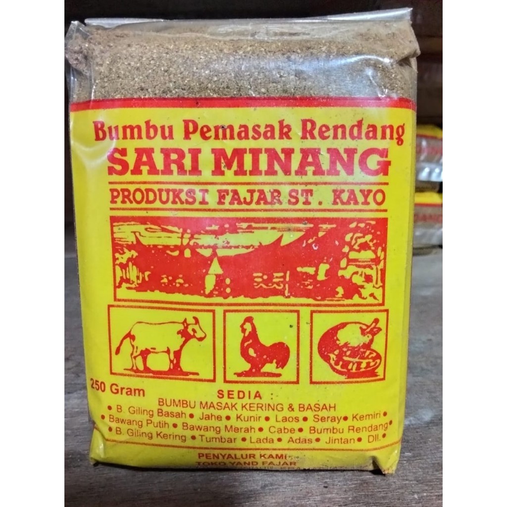 

bumbu pemasak rendang sari minang