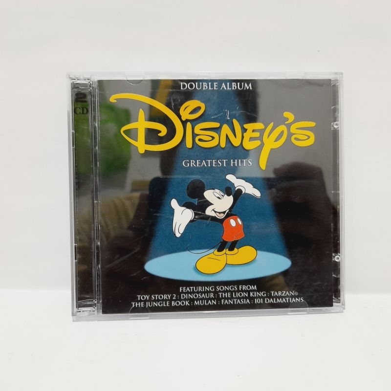 CD Disney's Greatest Hits Double Album - Featuring Songs From Toy Story 2 Dinosaur The Lion King Tar