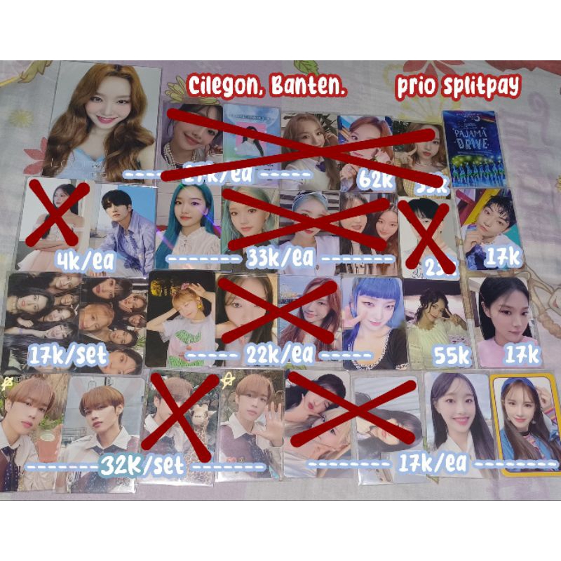 sunwoo sg tbz gowon heeseung jaehee dreamnote soeun Photocard