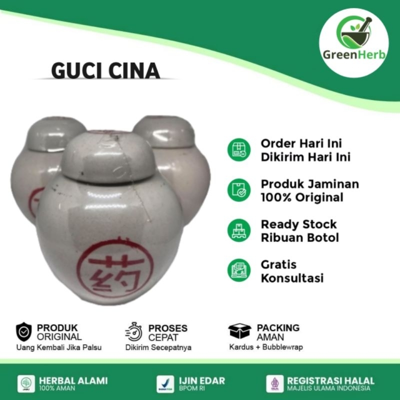 Kapsul Guci Cina Gucci China Obat Herbal Diabetes - Obat Kencing Manis