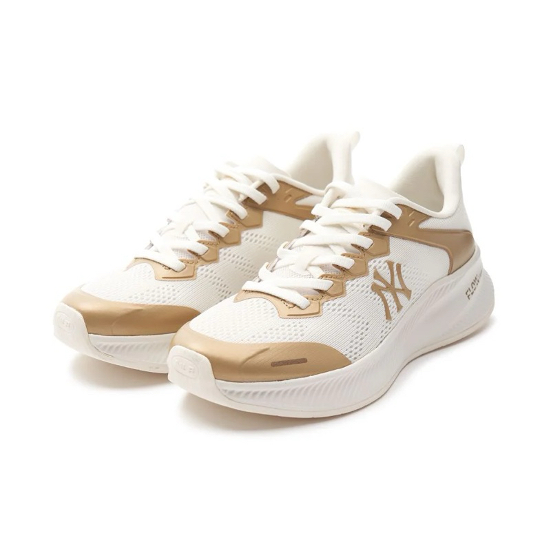 MLB Athflow New York Yankees Sneakers Shoes Gold White