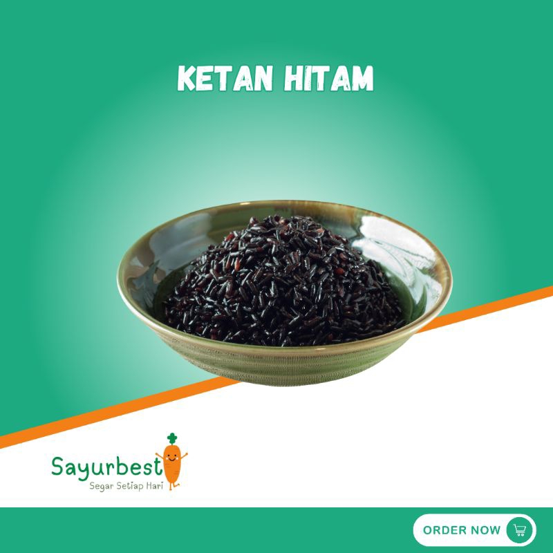 

Ketan hitam setengah liter