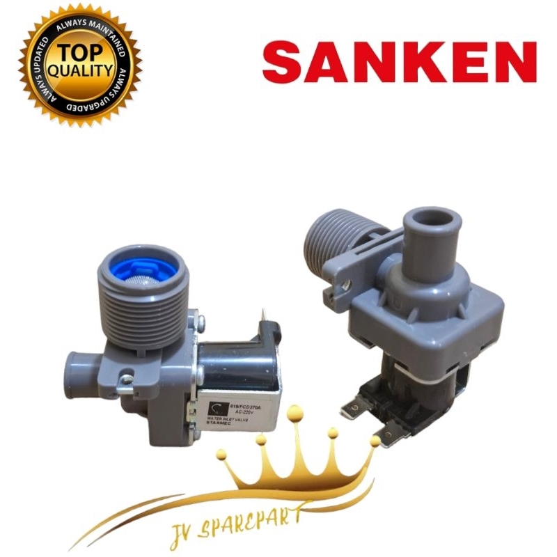 Water inlet selenoid mesin cuci Sanken 1 tabung