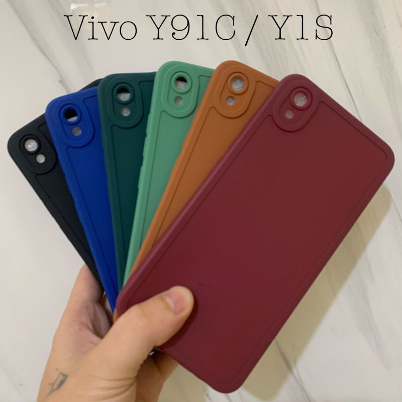 MY CHOICE VIVO Y91c/Y1s 1820/1929 - SILIKON FUZE CASING CASE DOVE DOFF HARD SOFT Bumper Matte AERO
