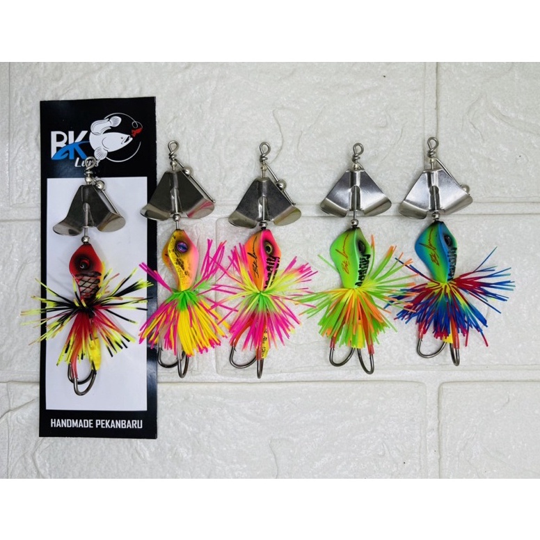 Slater lonceng mini tiktok mini Bk Lure umpan gabus toman dan snakehead ART O6L2
