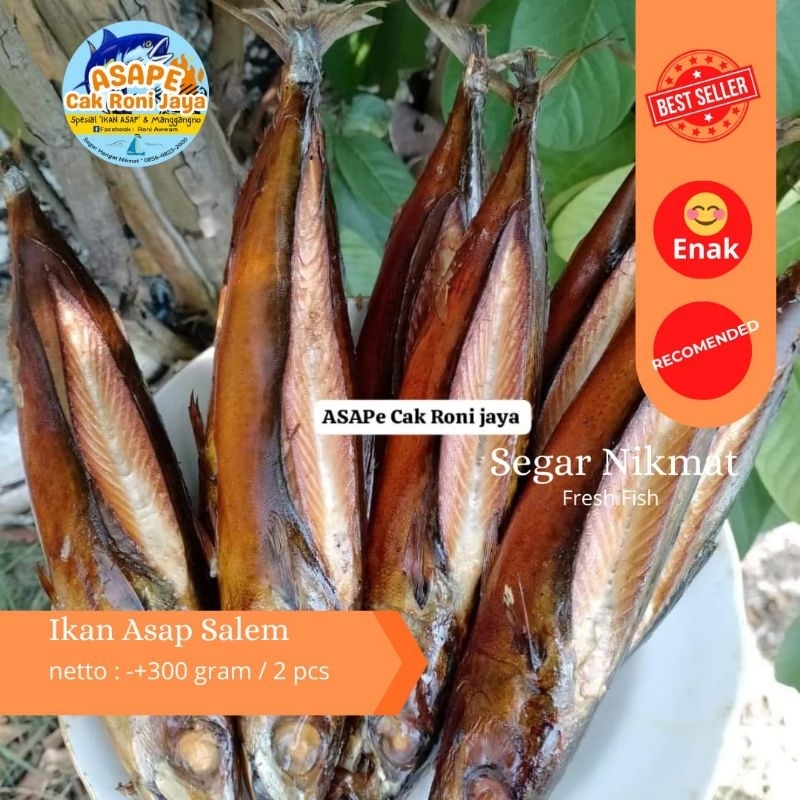 

ikan salem asap/ikan panggang asap murah dan maknyus sepaket isi 2