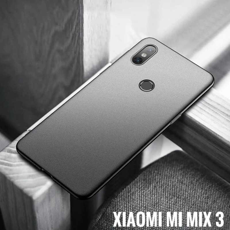 CASE XIAOMI MI MIX 3 PREMIUM CASE SLIM MATTE CASE BLACK DOFF