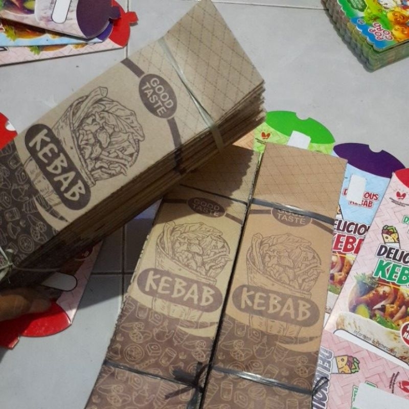 

kertas kebab isi 100 lmbar // dus kebab isi 100 lmbar // kemasan kebab isi 100 lmbar