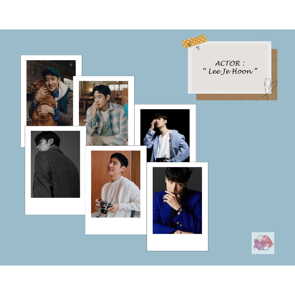 LEE JE HOON - PHOTOCARD POLA KACTOR isi 5 pcs