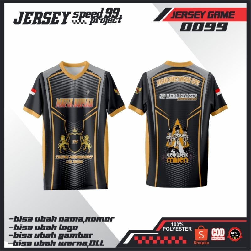 Jersey game universal anak/dewasa full printing