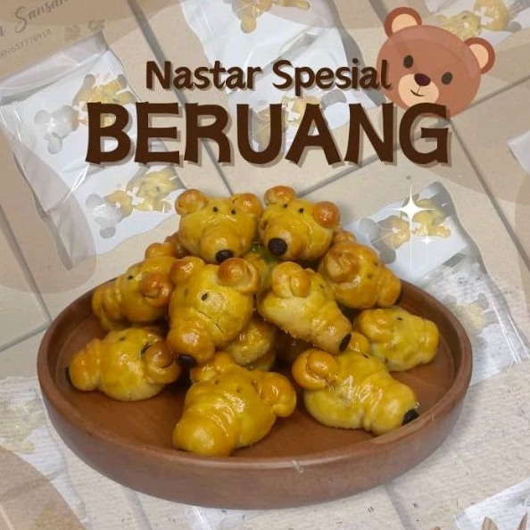 

Nastar Wijsman Premium Karakter Beruang | Nastar Lembut & Lumer di Mulut