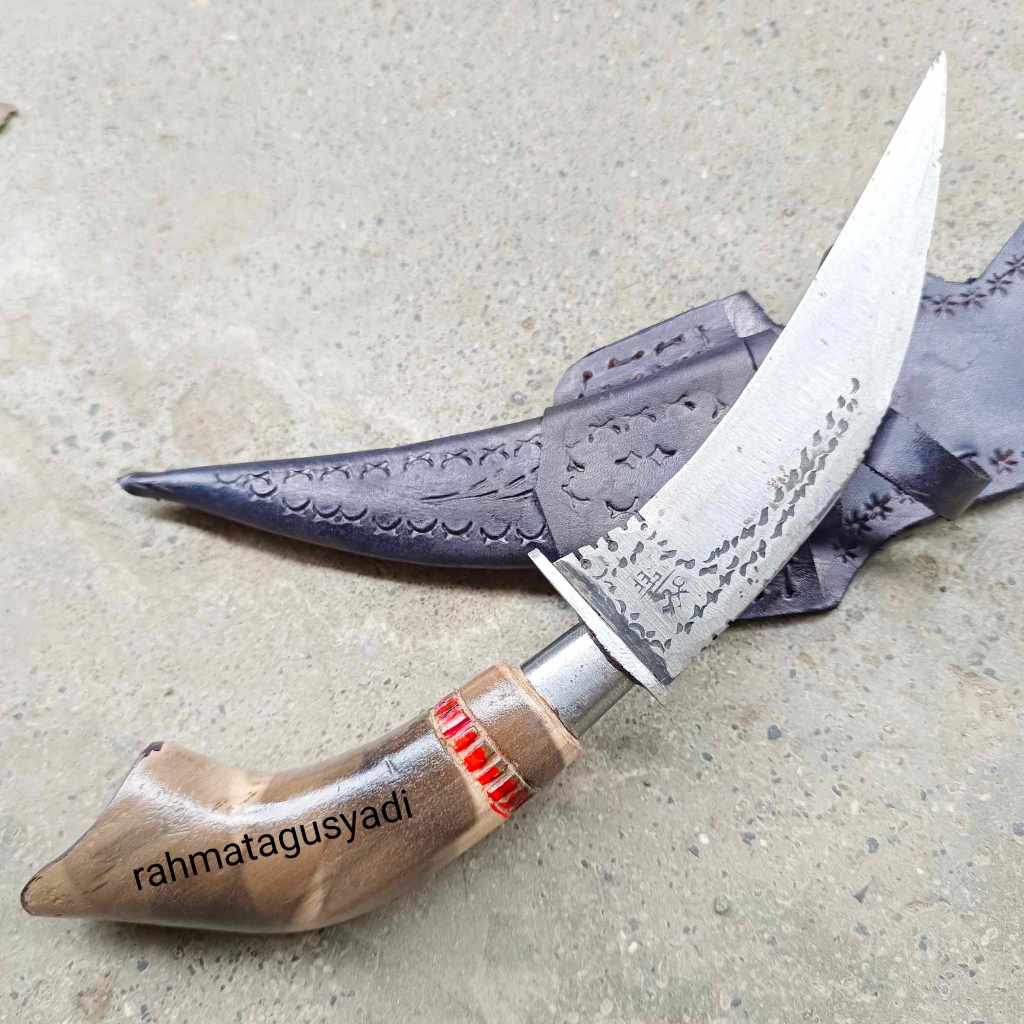 Pisau daging survival berburu outdoor dan indoor minang