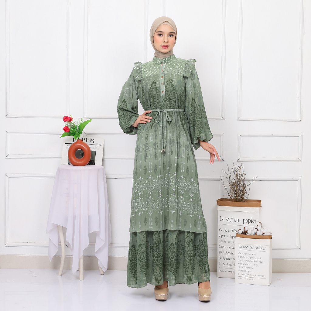 Gamis Maxy Dress Ceruti CRT Yulia