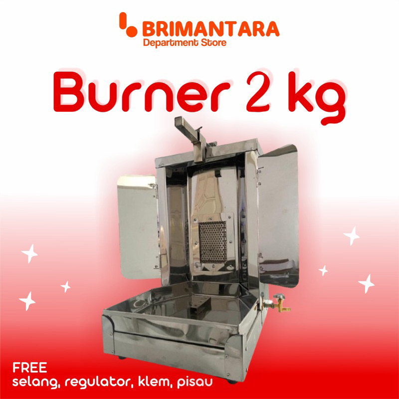 Burner kebab / pemanggang daging kebab / Burner Manual