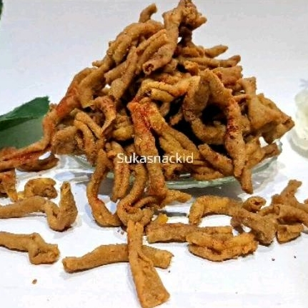 

Keripik Usus Crispy Pedas Gurih/Keripik Usus Ayam Krispi 250gr