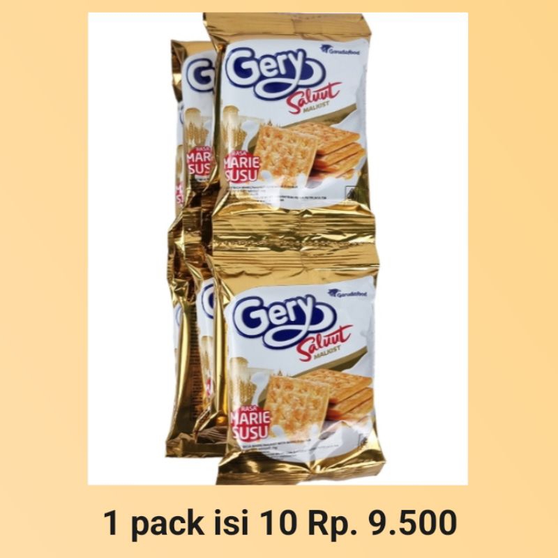 

Gery Saluut Malkist Rasa Marie Susu