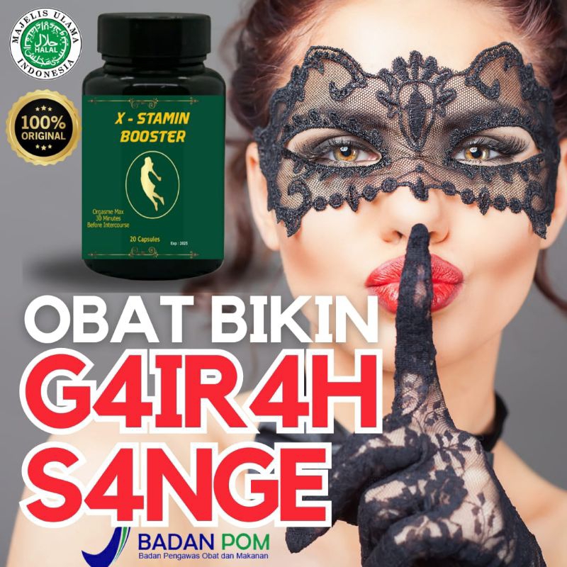 Kapsul X Stamin Obat Penambah Nafsu Gairah Wanita Pria 100% Original