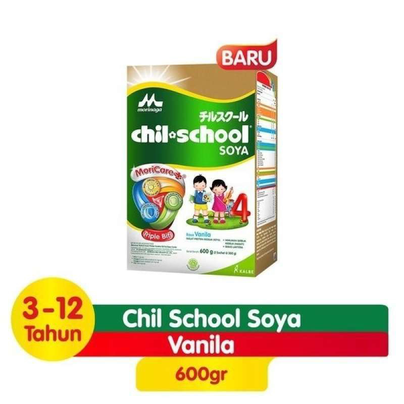 Morinaga chil-school soya vanilla 600 gram