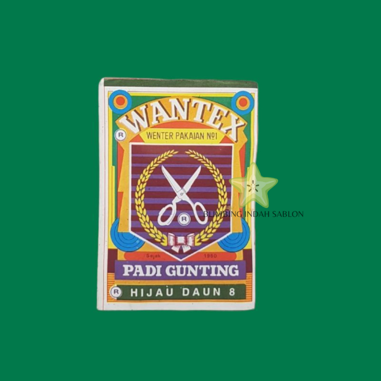 Wantex Hijau Daun BLIMBING INDAH SABLON MALANG Best Quality Wenter Padi Gunting Pewarna Textil Tie D