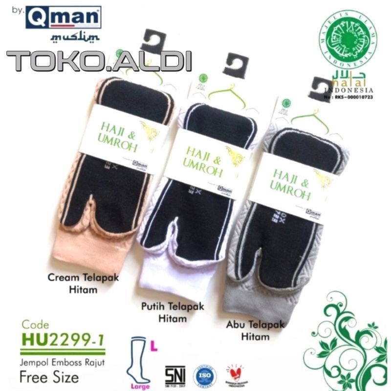 SOCK/ KAOS KAKI JEMPOL EMBOS MOTIF By Q MAN