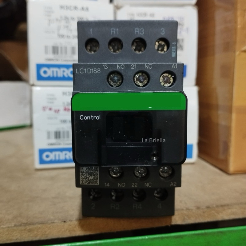 Kontaktor Contactor 4p 25a 5,5kW 2NO 2NC LC1D128 LC1D | 24V LC1D128B7 | 42V LC1D128D7 | 48V LC1D128E