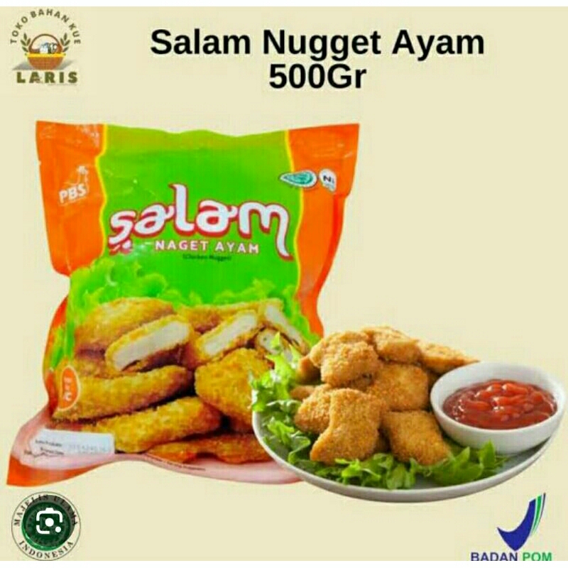 

nugget salam rasa ayam 500gr