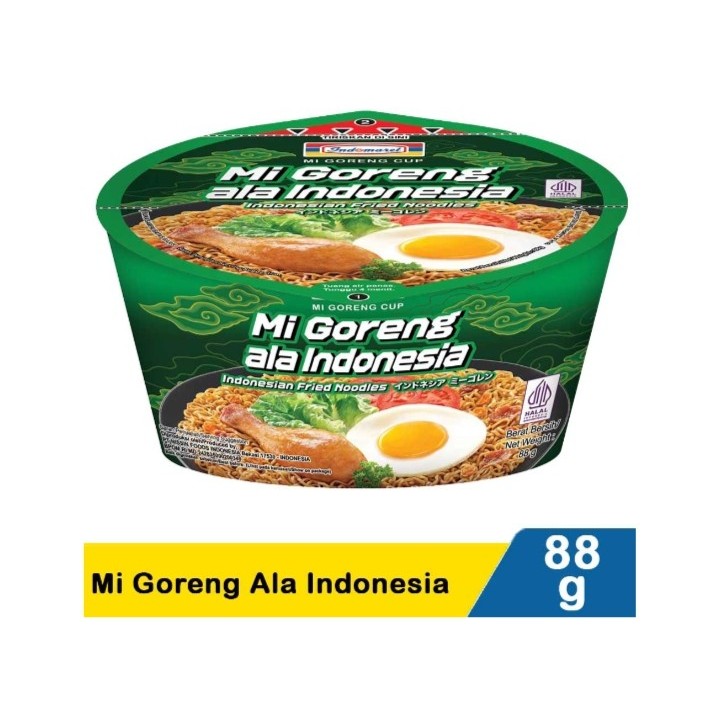 

Indomaret mie goreng ala Indonesia / Mie goreng pedas 88 gr