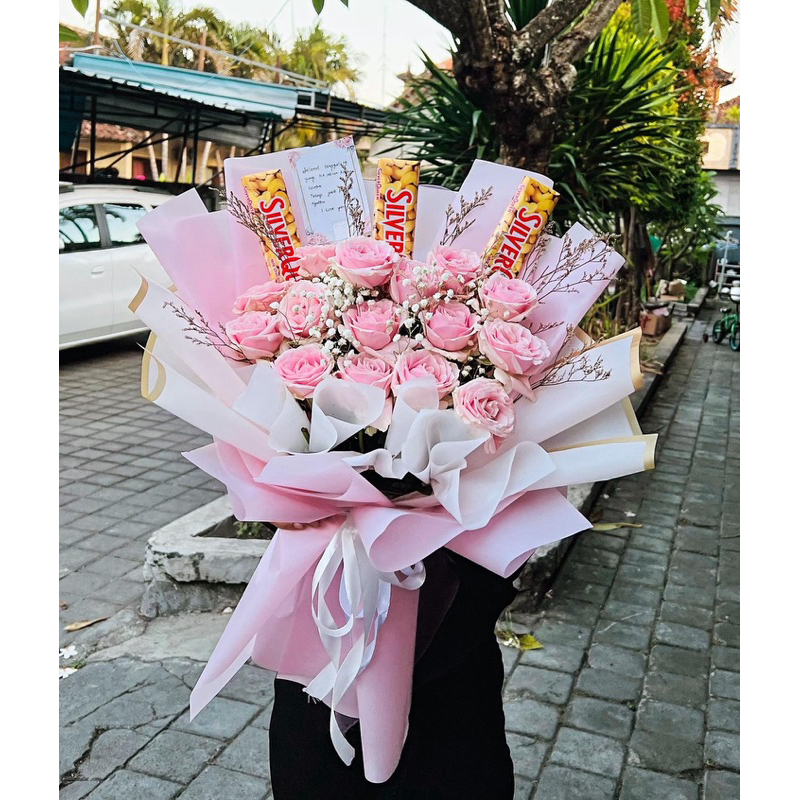 buket bunga asli, buket valentine, florist bali, kado valentine, buket hari ibu, buket lamaran