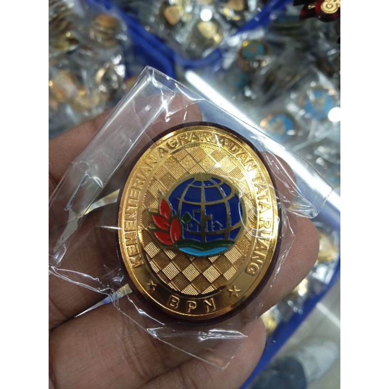 PIN ATR BPN RI LENCANA ATR BPN MAGNET MODEL OVAL MAGNET