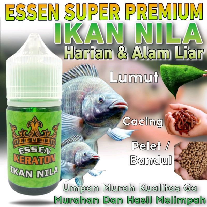 Promo Essen Ikan Nila Liar Paling Gacor Media Lumut, Essen Keraton Khusus Mancing Ikan Nila Harian L