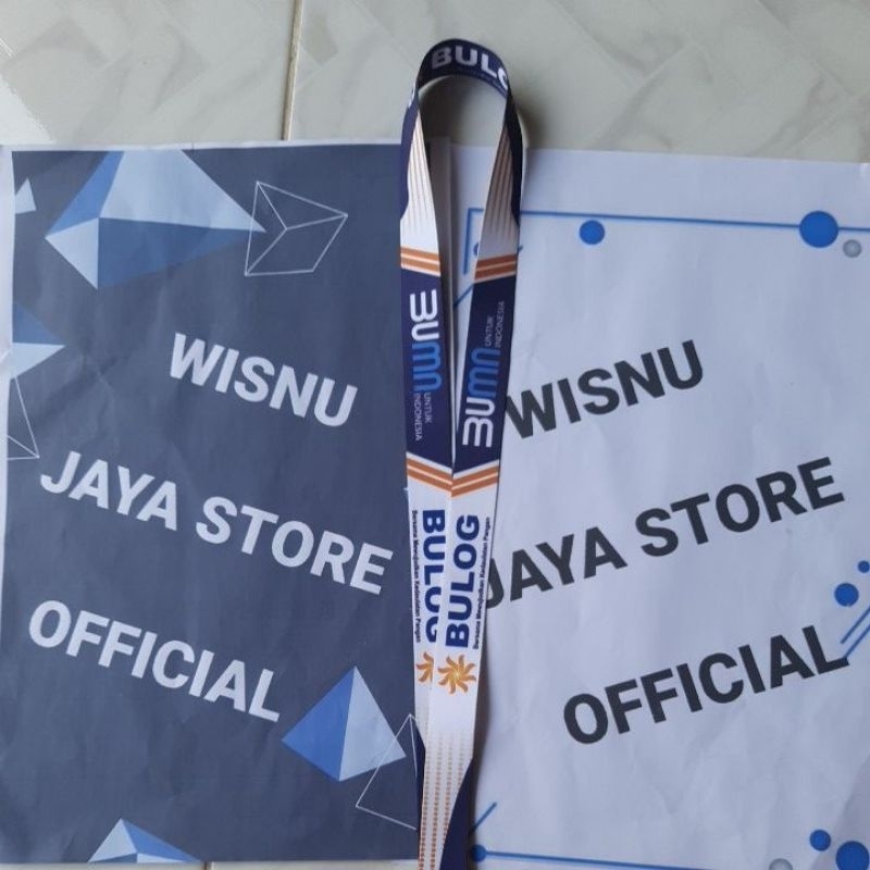 

lanyard tali idcard layer bulog terbaru termurah