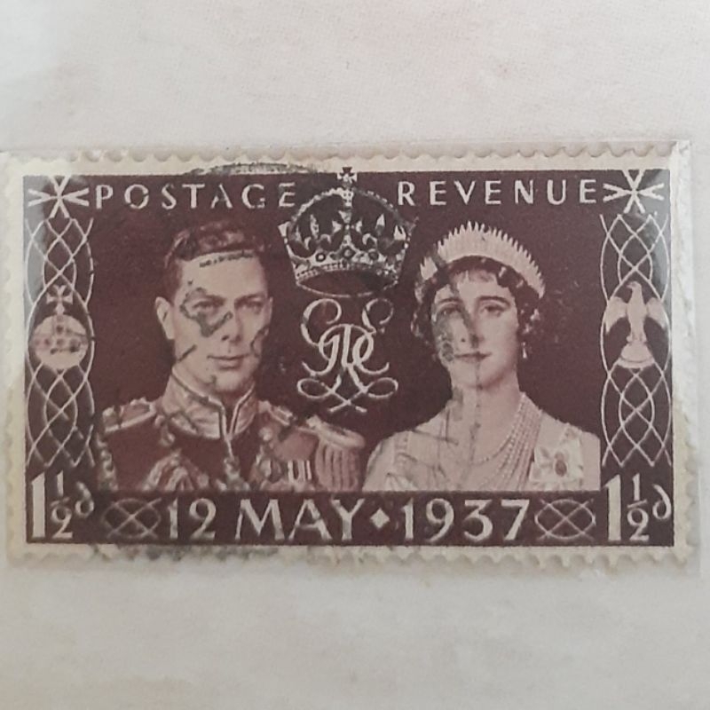 

Perangko Inggris Britania Raya Coronation King George VI and Queen Elizabeth I Tahun 1937
