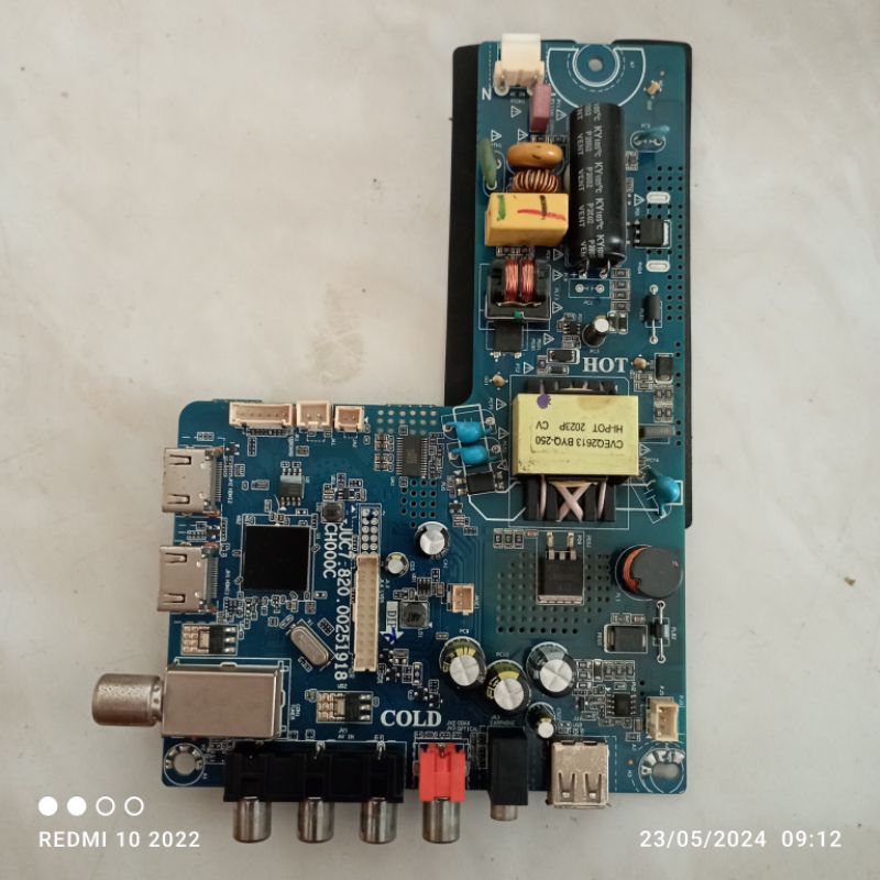 MB MOBO MAINBOARD MODULE MESIN TV CHANGHONG L24G3/L24G5 MAINBOARD CHANGHONG L 24G3W L 24G5W