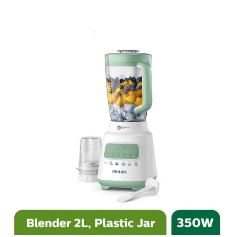 PROMO PHILIPS Blender HR2221 Series 5000 HR2221/30 HR2221/00 - Plastik 2 L - hijau