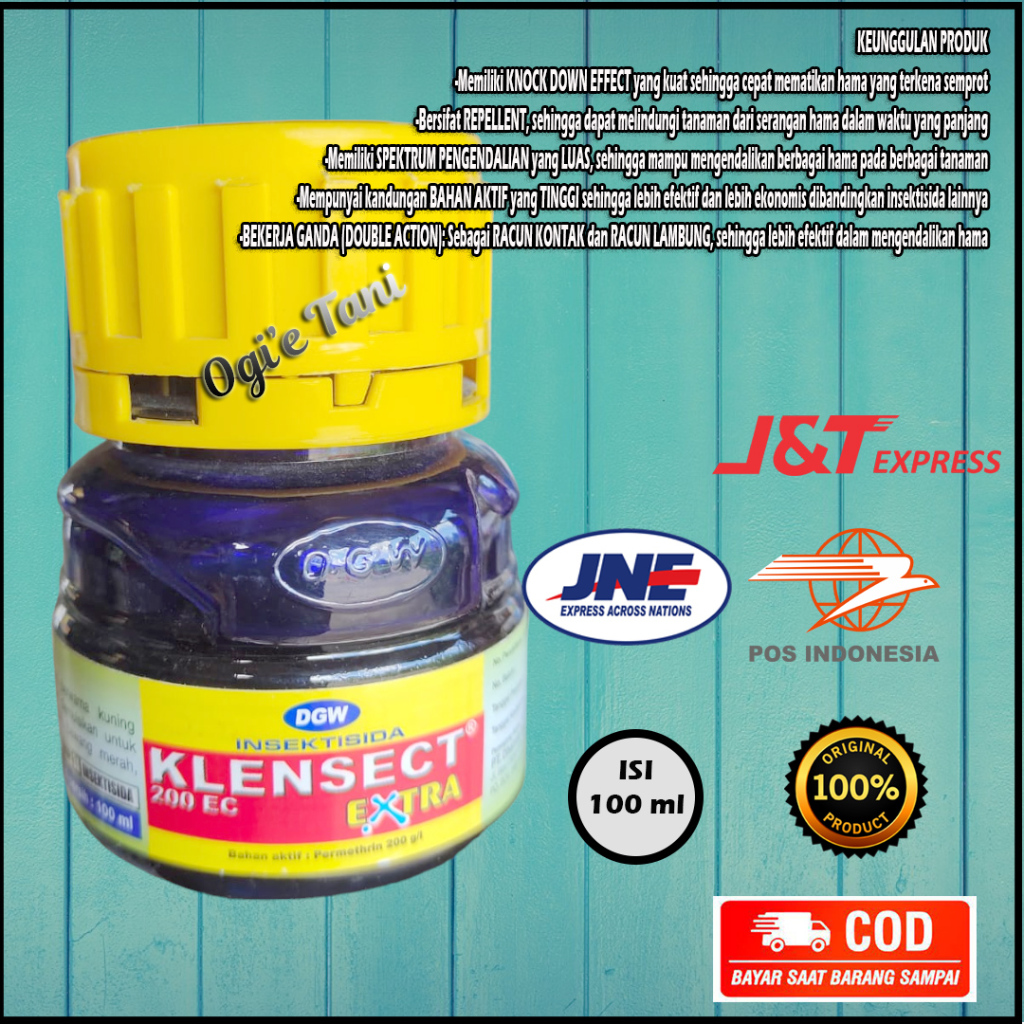 Insektisida Klensect Extra 200 EC, 100 ml