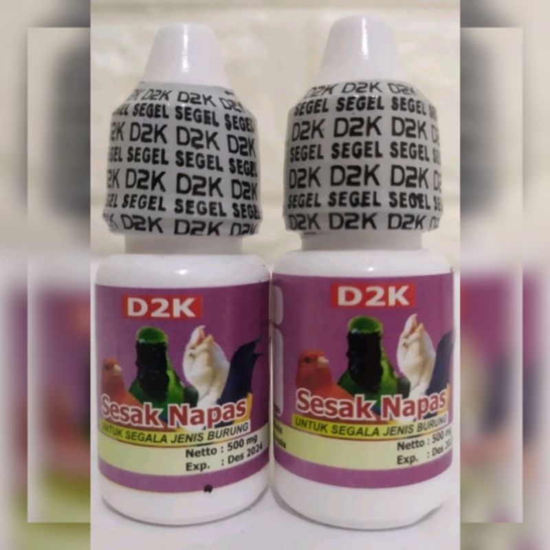 D2K SESAK NAFAS OBAT BURUNG SAKIT PERNAFASAN DLL