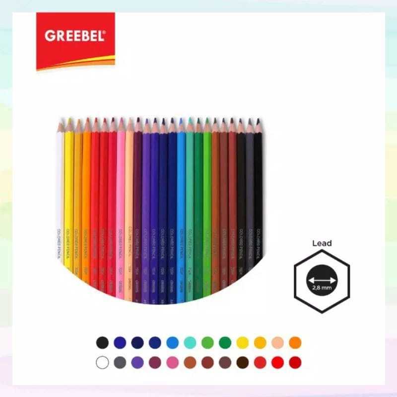

HJK Pensil Warna Greebel Panjang 24 Warna Classic