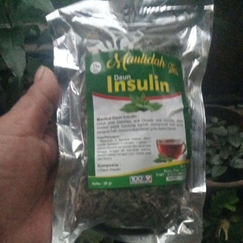 

Obat diabetes teh daun insulin/Teh herbal daun insulin 30 gram