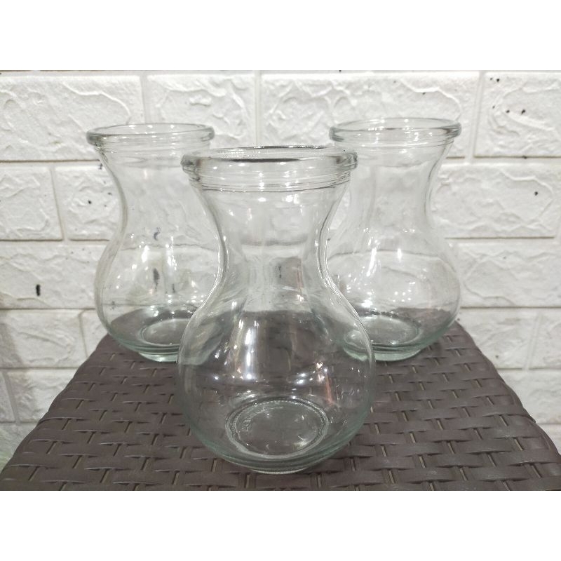 Gelas Vas Kaca KIG DMJ-17 / Gelas Jus / Gelas Kaca Unik / Vas Bunga Kaca Besar/ Server Kopi Kaca / G